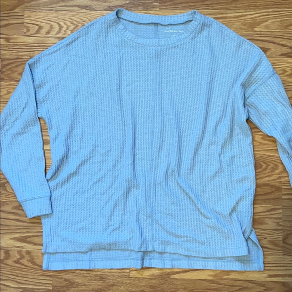 American Eagle lightweight waffle knit sweater